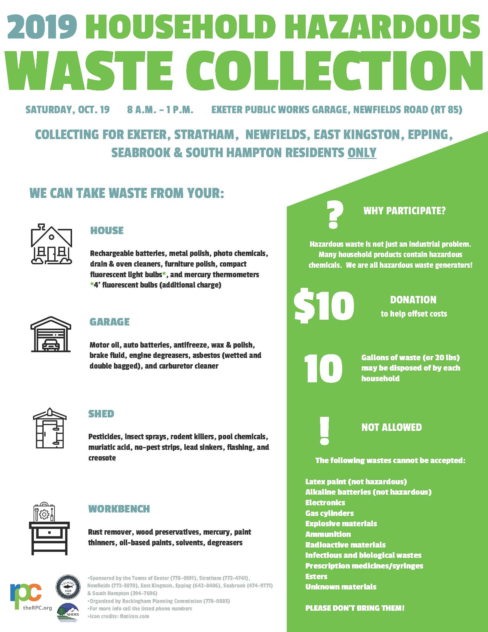 Rockingham Planning Commission Household Hazardous Waste