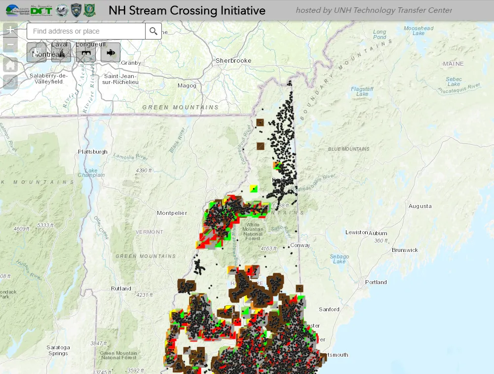 RPC Maps NH Stream Crossings