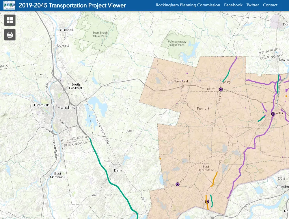 RPC Maps Transportation Projects